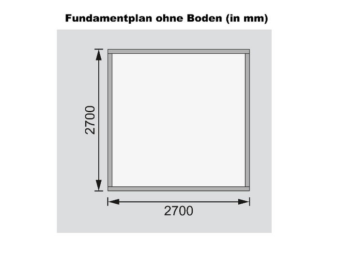 Karibu Gartenhaus Talkau 6 in terragrau 28 mm