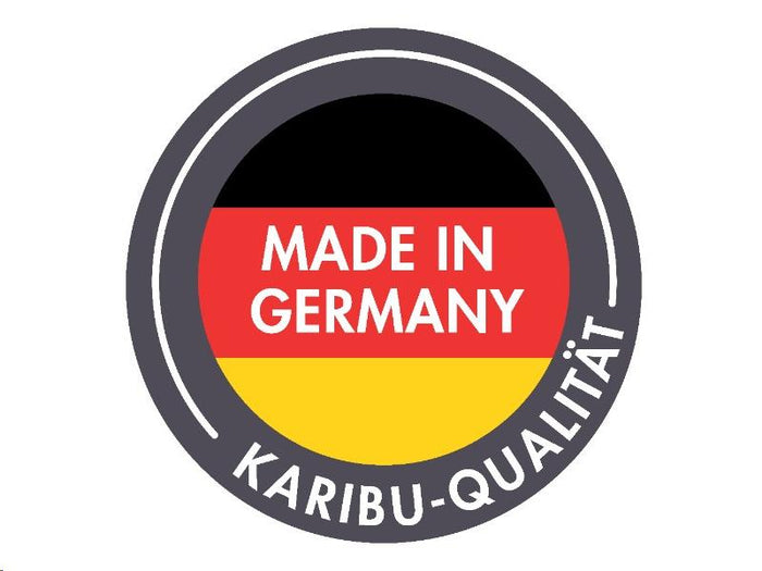 Karibu Gartenhaus Talkau 8 in terragrau 28 mm