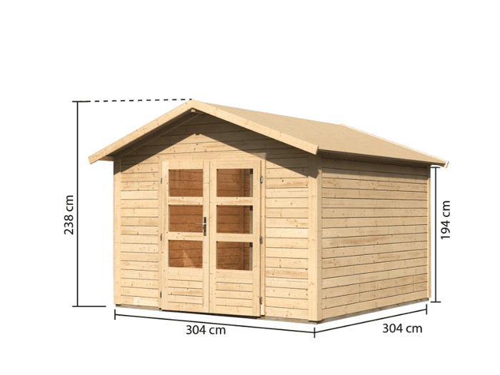 Karibu Gartenhaus Talkau 8