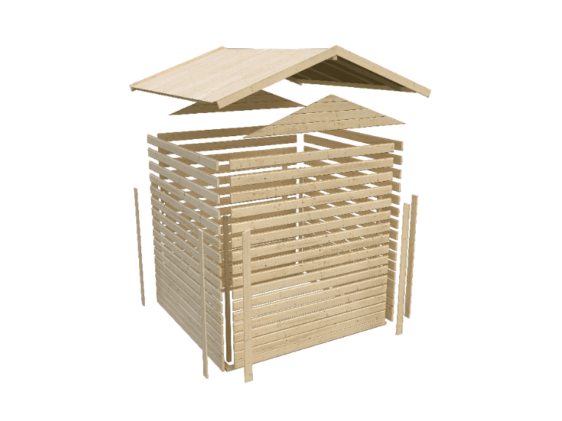 Karibu Gartenhaus Talkau 8