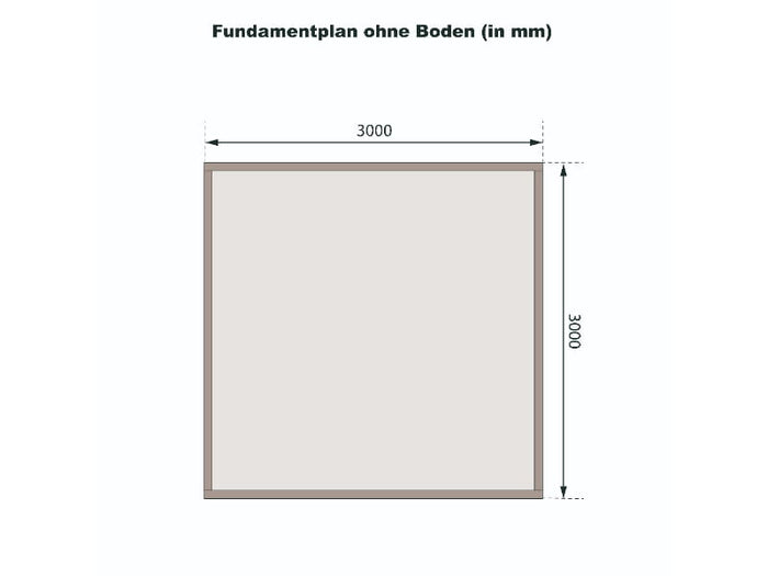 Karibu Gartenhaus Theres 7 natur 28 mm