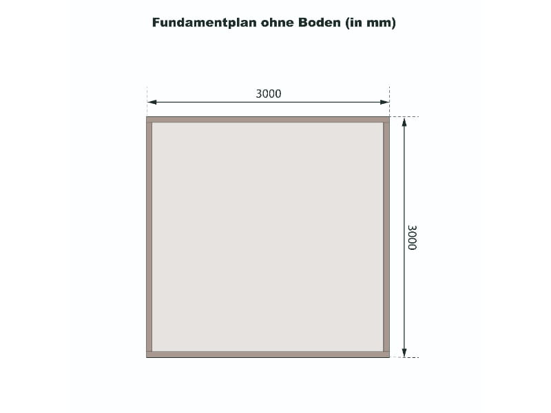 Karibu Gartenhaus Theres 7 terragrau 28 mm