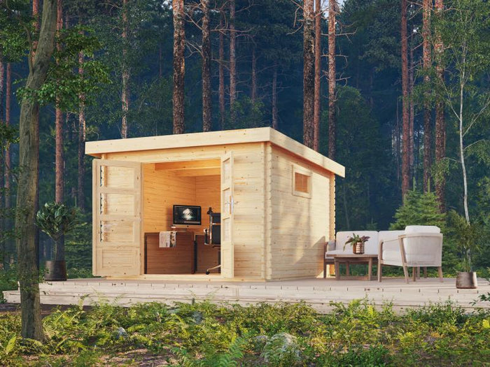 Karibu Gartenhaus Trittau 3 natur