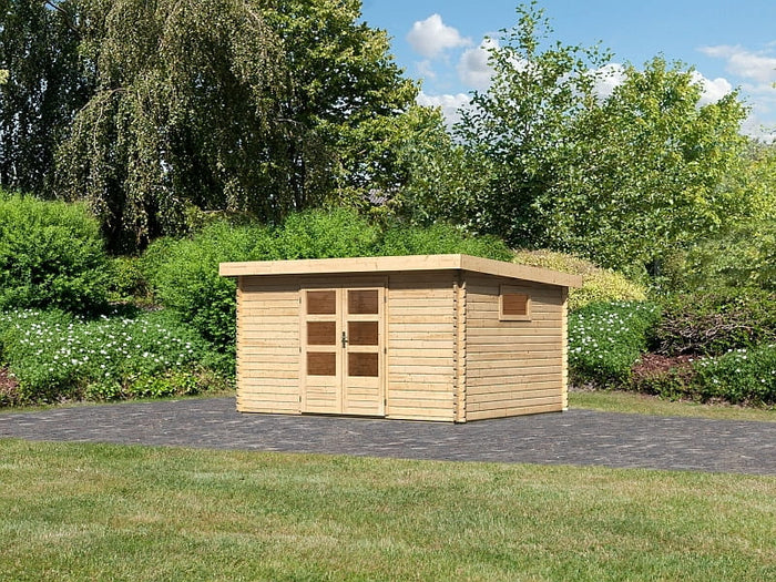 Karibu Gartenhaus Trittau 5 natur