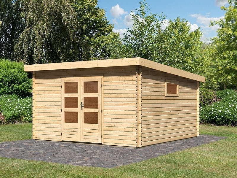 Karibu Gartenhaus Trittau 6 natur