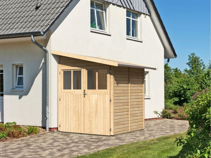 Karibu Gartenhaus Wandlitz 2 natur 19 mm