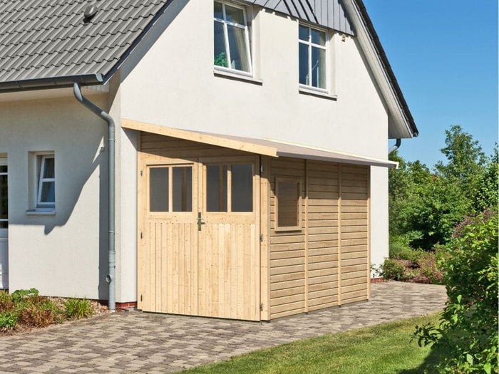 Karibu Gartenhaus Wandlitz 3 natur 19 mm
