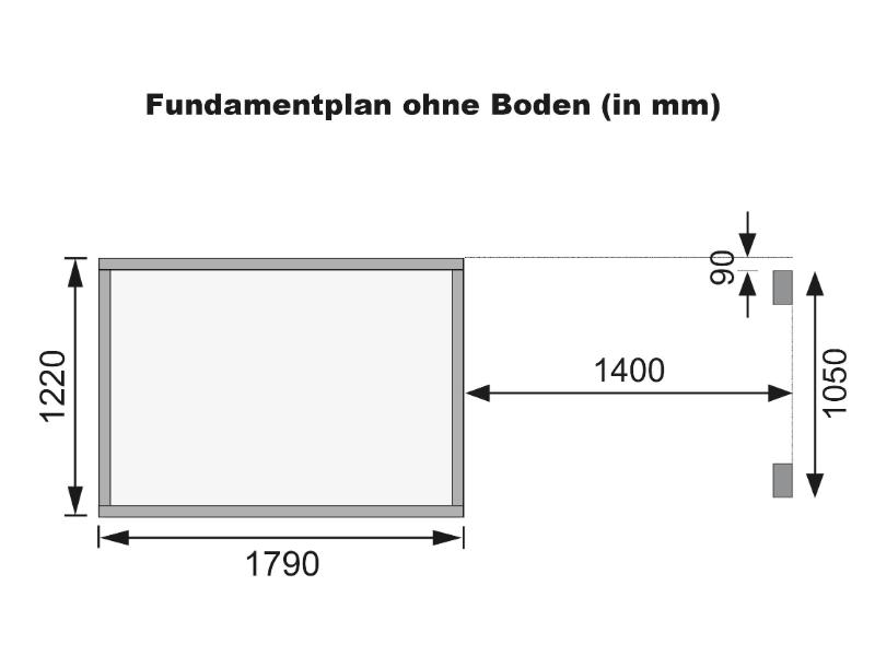 Karibu Gerätehaus Merseburg 2 SET mit Anbaudach