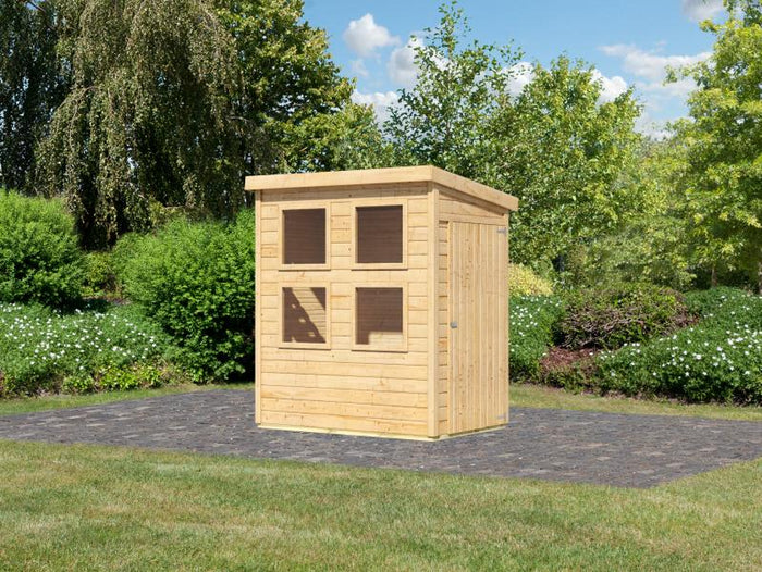 Karibu Gewächshaus Fana natur, 14 mm