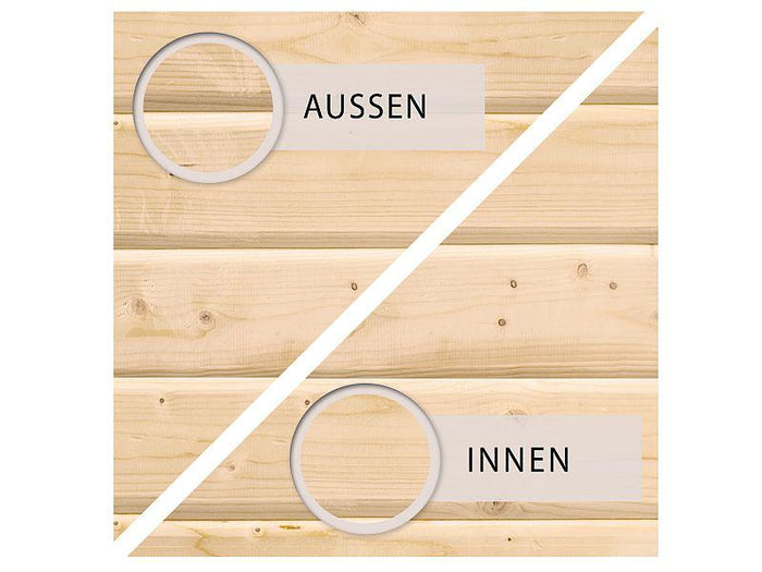 Karibu Hochbeet 2 natur 28 mm