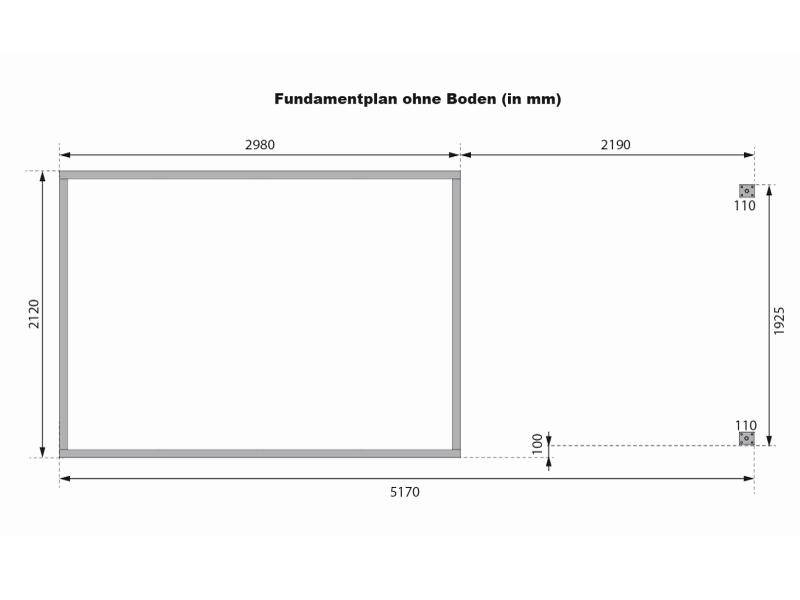 Karibu Hybrid Gartenhaus Jupiter 4 D wassergrau/anthrazit, inkl. 2,35 m Anbaudach
