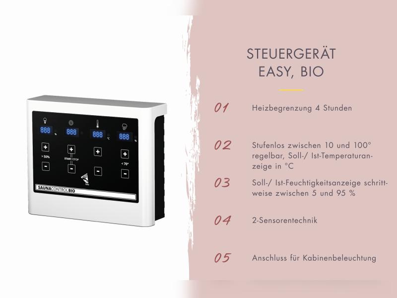 Karibu Hybrid Saunahaus Ares 2, anthrazit/anthrazit -inkl. 9 kW Bioofen ext. Steuerung-