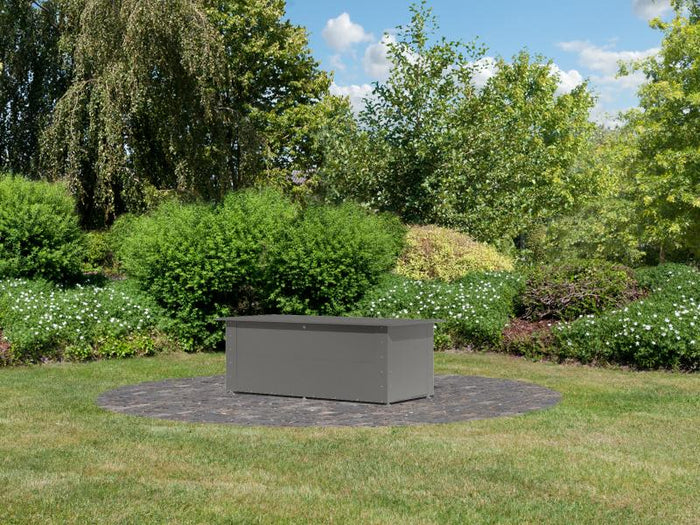 Karibu Metallbox Himalia 3, graualuminium