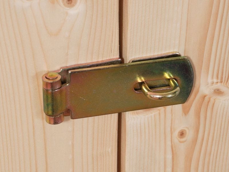 Karibu Multifunktionshaus Pultdach mit Schrank und Anbaudach 19 mm