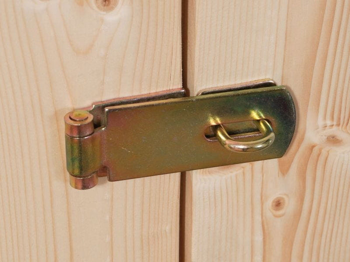 Karibu Multifunktionshaus Pultdach mit Schrank und Anbaudach 19 mm