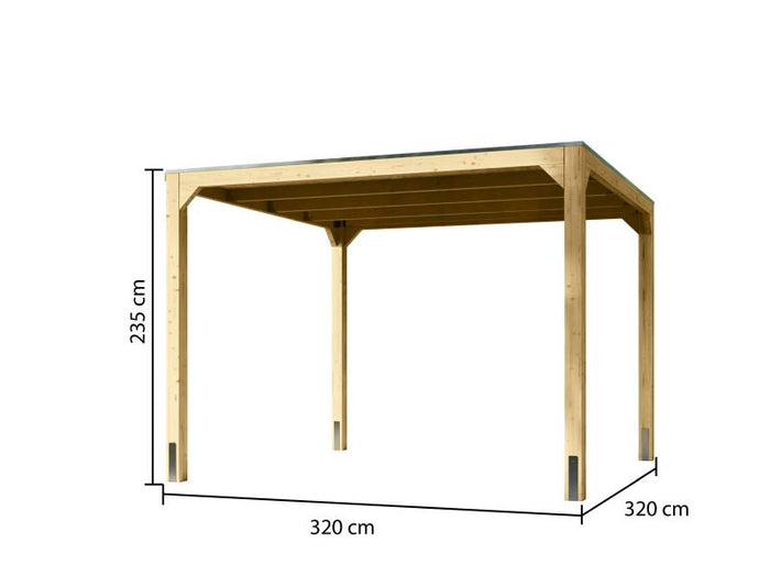 Karibu Pavillon Cubus natur