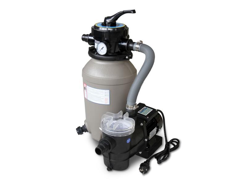 Karibu Pool Modell 1 Variante A im Set mit Filteranlage und Skimmer