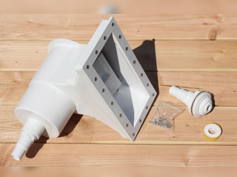 Karibu Pool Modell 1 Variante A im Set mit Filteranlage und Skimmer