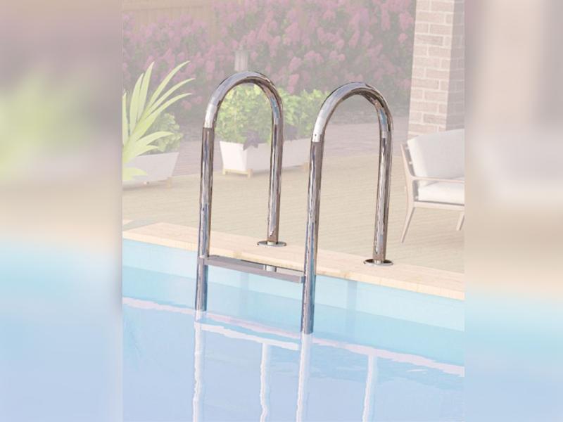 Karibu Pool Modell 1 Variante C, mit Terrasse im Set inkl. Filteranlage und Skimmer