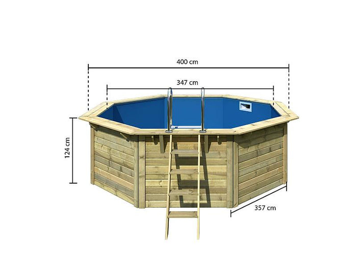 Karibu Pool Modell 1 X kdi - Folie Blau
