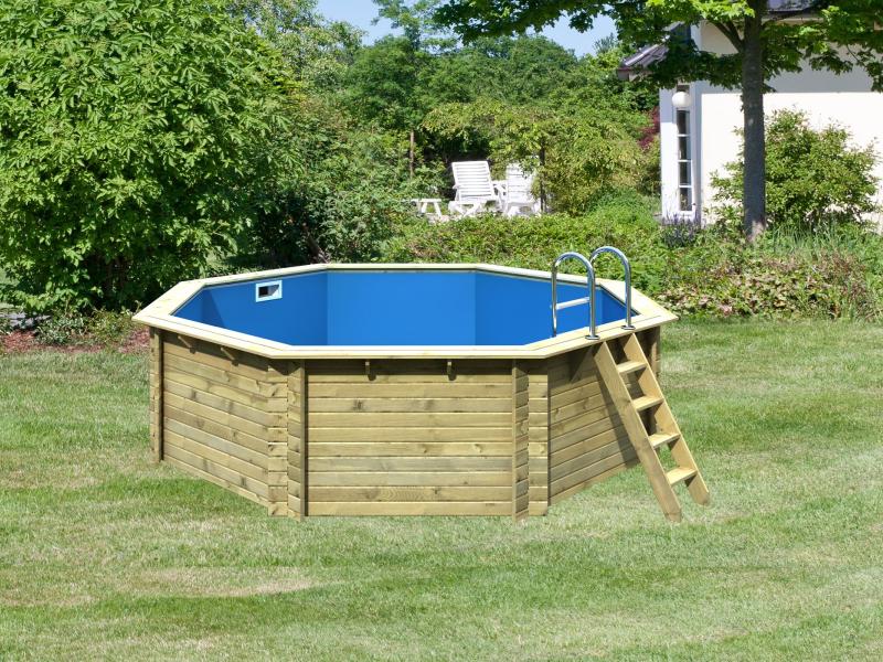 Karibu Pool Modell 2 Variante A im Set mit Filteranlage und Skimmer