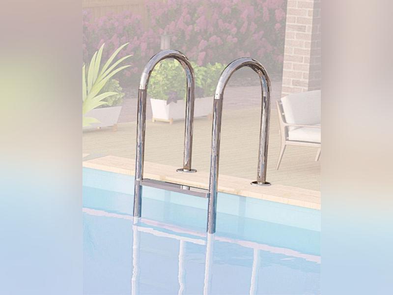 Karibu Pool Modell 2 X im Set mit Terrasse, Filteranlage und Skimmer, kdi - Folie Blau