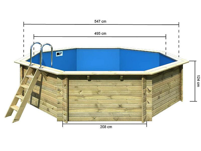 Karibu Pool Modell 3 Variante A