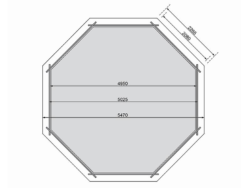 Karibu Pool Modell 3 Variante A