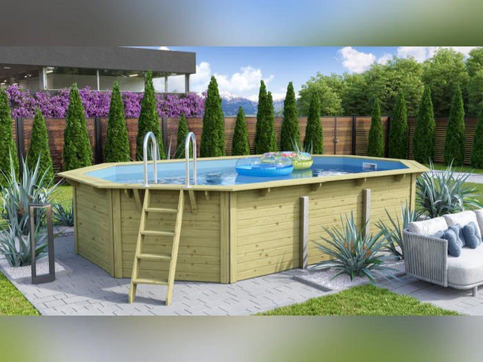 Karibu Pool Modell 4 X kdi - Folie Blau