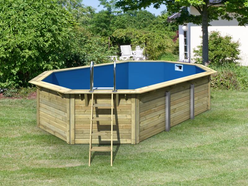 Karibu Pool Modell 4 X kdi - Folie Blau