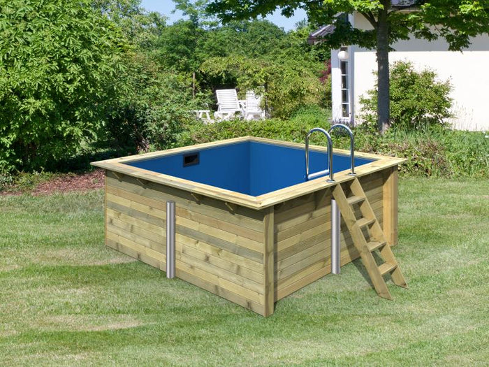 Karibu Rechteck Pool Größe 1 im Set inkl. Filterpaket
