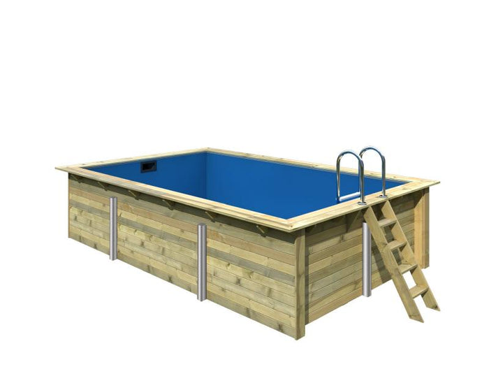 Karibu Rechteck Pool Größe 3 im Set inkl. Filterpaket