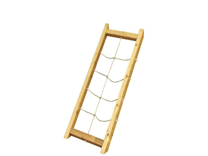 Karibu Ritterburg Löwenherz + Rutsche + Doppelschaukel + Netzrampe