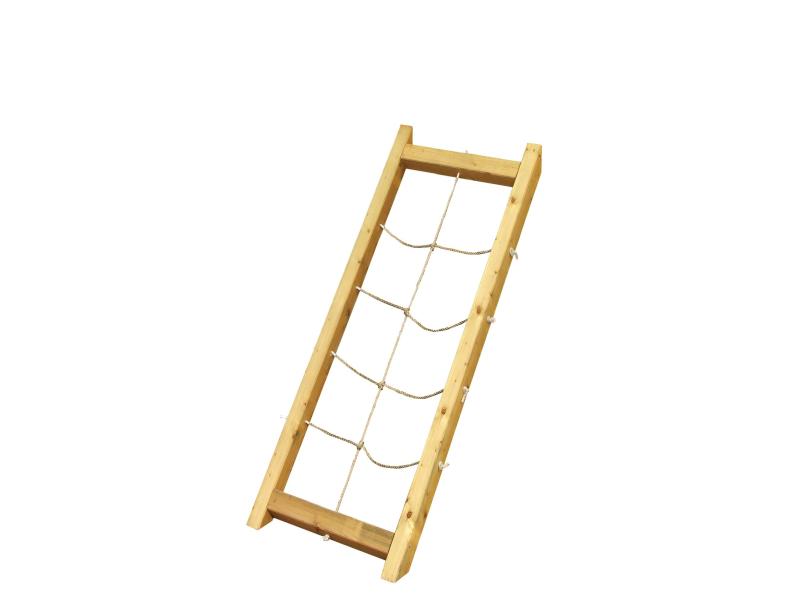 Karibu Ritterburg Löwenherz + Rutsche + Doppelschaukel + Anbauplattform + Netzrampe