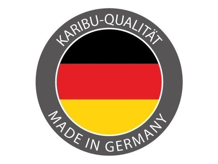 Karibu Sauna Antonia inkl. 9 kW Bioofen ext. Steuerung mit klassischer Saunatür -ohne Dachkranz-