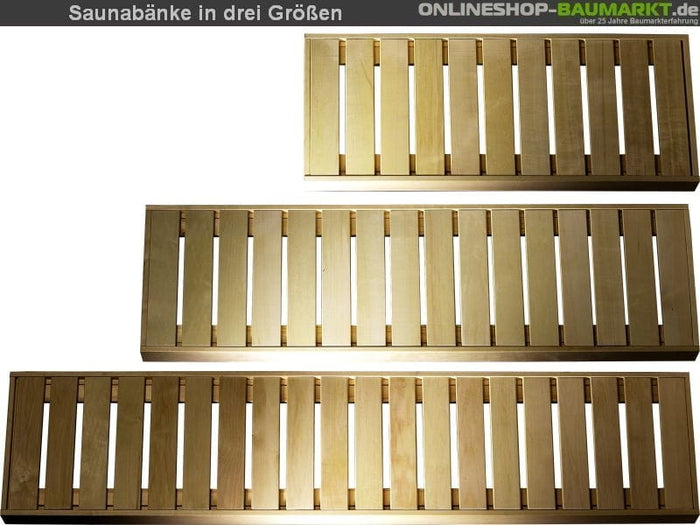 Karibu Sauna Bank Größe 3