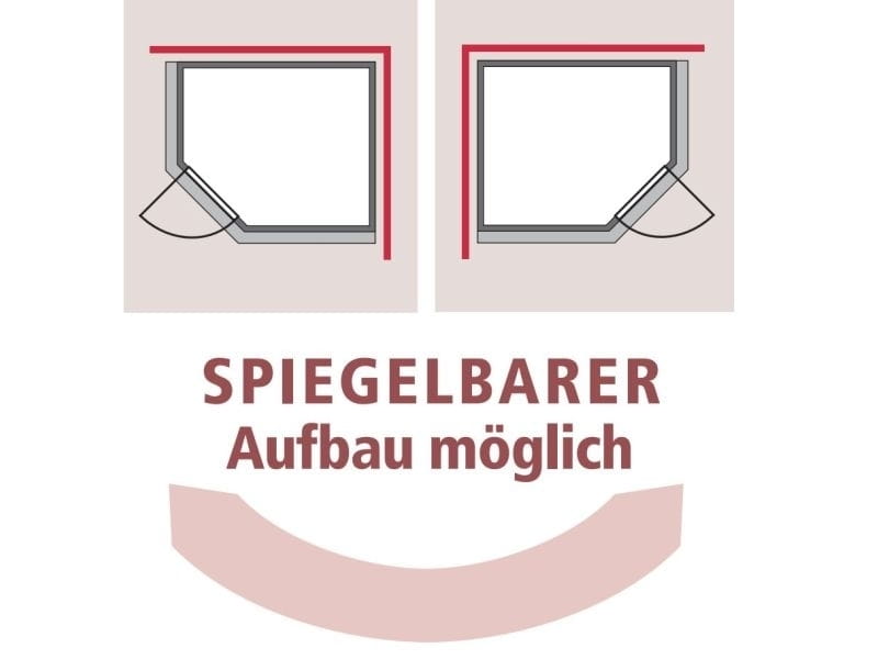 Karibu Sauna Mia inkl. 9 kW Ofen integr. Steuerung, mit klassischer Saunatür -ohne Dachkranz-