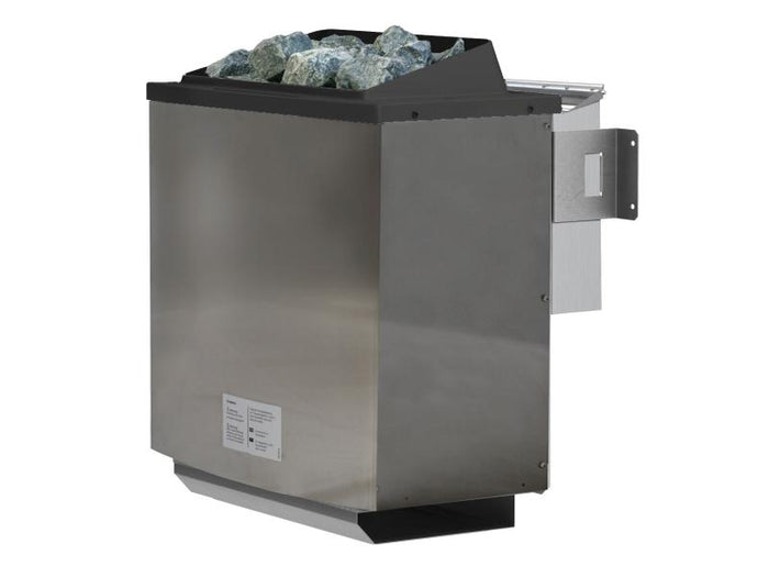 Karibu Sauna Variado inkl. 9 kW Bioofen ext. Steuerung, mit moderner Saunatür -ohne Dachkranz-