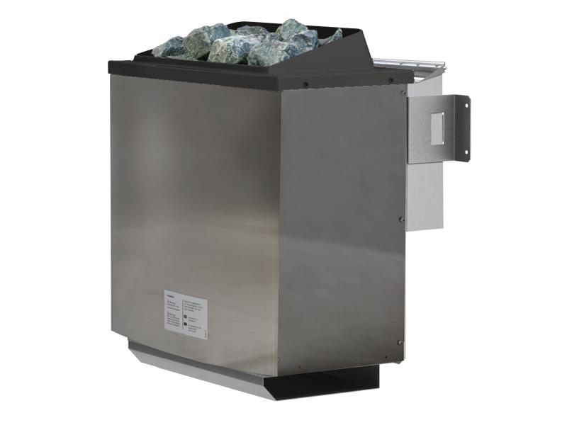 Karibu Sauna Variado inkl. 9 kW Bioofen ext. Steuerung, mit moderner Saunatür -ohne Dachkranz-