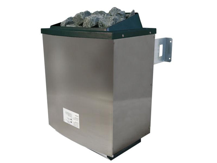 Karibu Sauna Variado inkl. 9 kW Ofen mit ext. Steuerung, mit klarglas Ganzglastür -ohne Dachkranz-