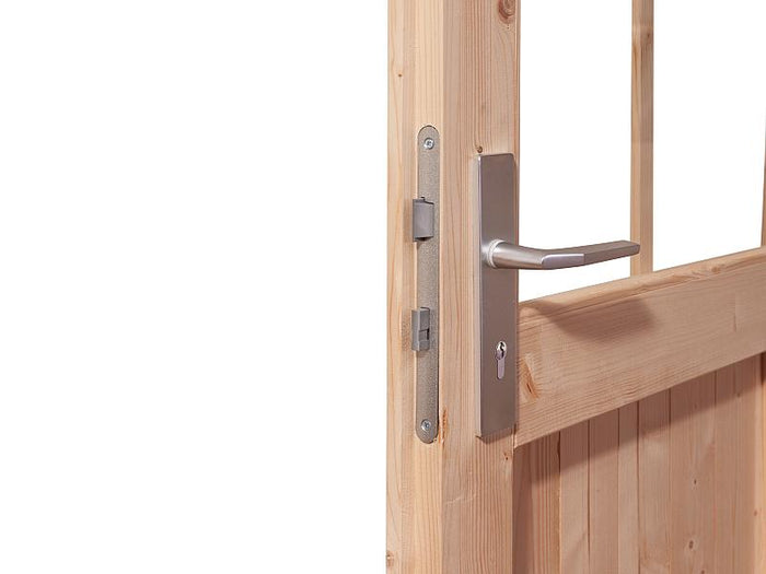 Karibu Saunahaus Mainburg 2 Set A ohne Ofen terragrau