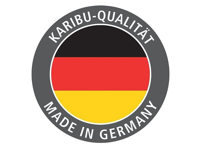 Karibu Saunahaus Mainburg 5 Set A ohne Ofen terragrau