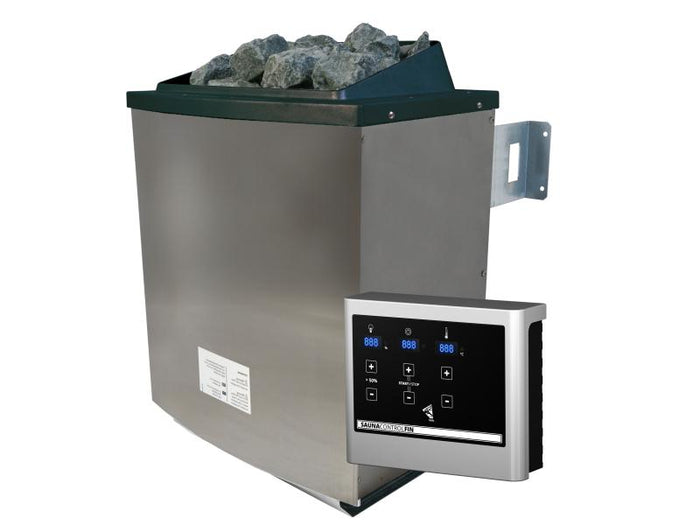 Karibu Saunaofen 9,0 kW externe Steuerung Easy und Steine