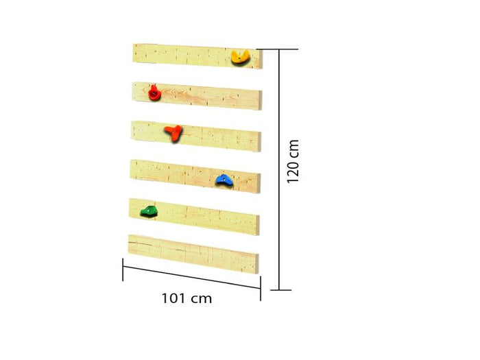 Karibu Spielturm Anna + Doppelschaukelanbau Klettergerüst + Anbauplattform + Kletterwand