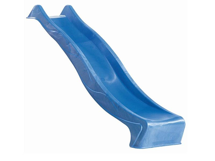 Karibu Spielturm Anna + Rutsche blau + Doppelschaukelanbau Klettergerüst + Anbauplattform