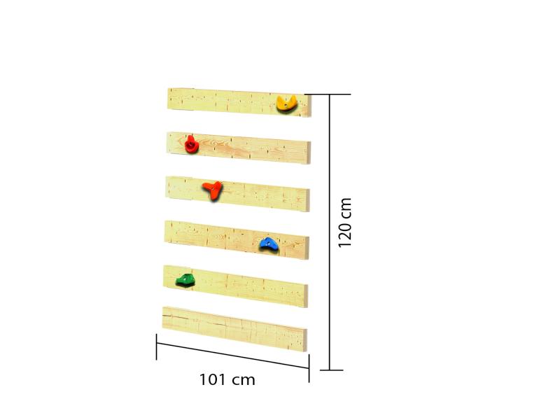 Karibu Spielturm Anna + Rutsche rot + Doppelschaukelanbau Klettergerüst + Anbauplattform + Kletterwa