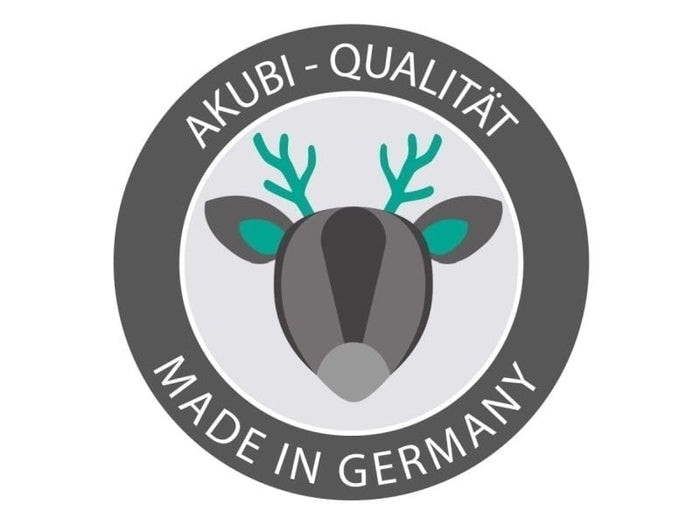 Karibu Spielturm Lotti Satteldach + Rutsche blau + Doppelschaukel + Anbauplattform + Kletterwand