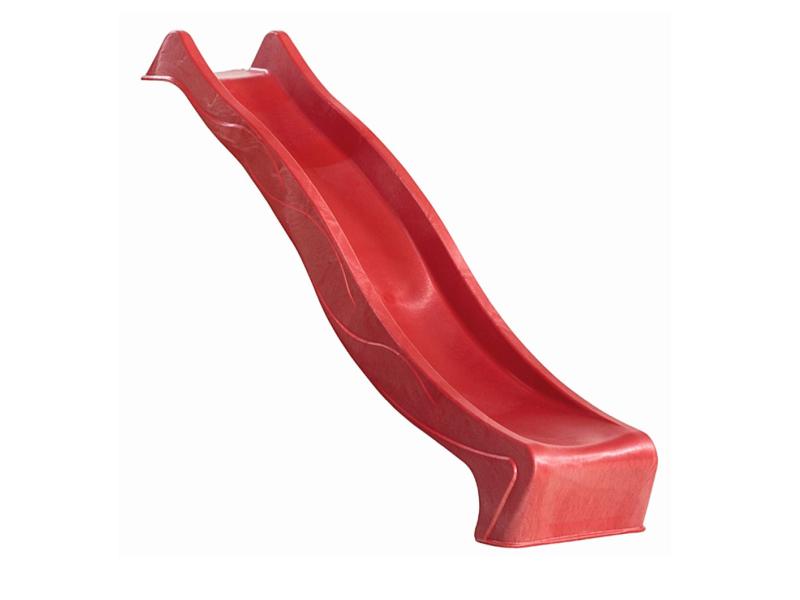 Karibu Spielturm Lotti Satteldach + Rutsche rot + Doppelschaukel Klettergerüst + Anbauplattform + Kl