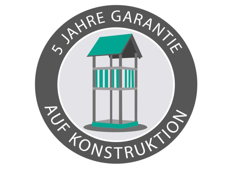 Karibu Stelzenhaus Frieda + Doppelschaukelanbau Klettergerüst