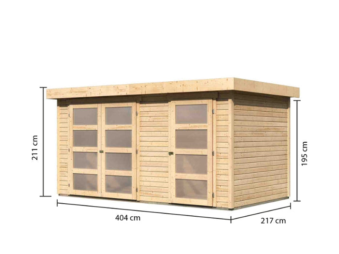 Karibu Systemhaus Mühlentrup 1 naturbelassen 19 mm